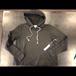 Sol Angeles Sherpa Crop Hoodie Pullover